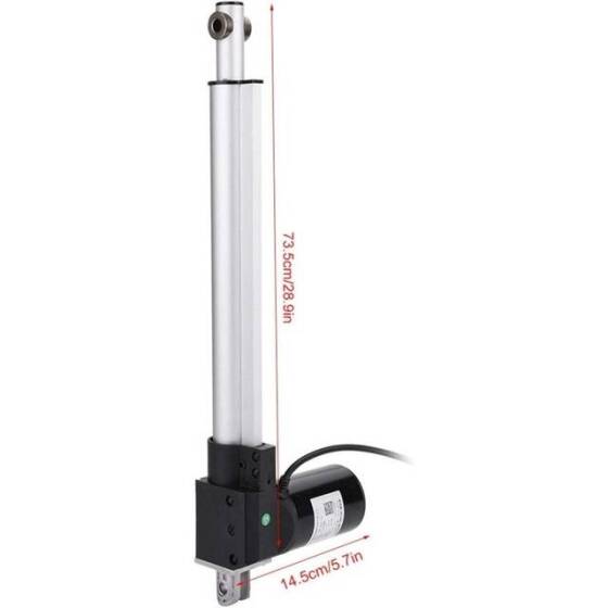 Strok Uzunluğu 300 mm 5 mm/S 6000N DC 12V Elektrikli Putter Elektrikli Lineer Aktüatör Putter Kapılar Windows için - 3