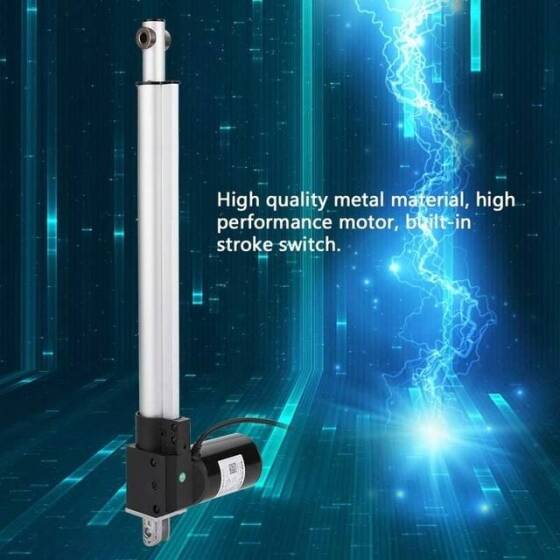 Strok Uzunluğu 300 mm 5 mm/S 6000N DC 12V Elektrikli Putter Elektrikli Lineer Aktüatör Putter Kapılar Windows için - 4