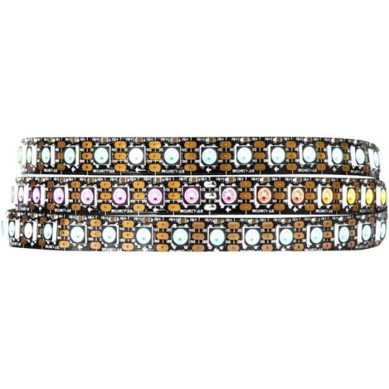 Su Geçirmez 5V WS2812B RGB5050 Beyaz Esnek 1M SMD LED Şerit 100 LED/Metre IP30 - 1