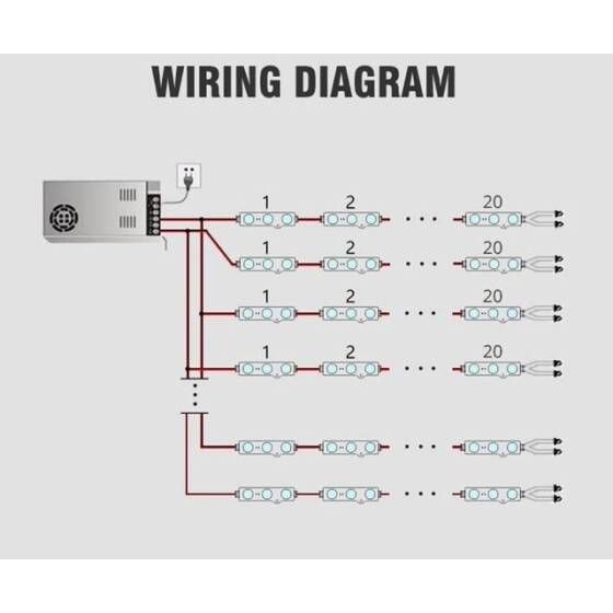 Su Geçirmez DC 12V 5054 Beyaz LED Modül 70x12mm - 5