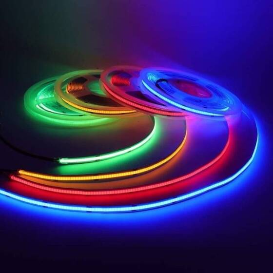 Su Geçirmez FC0B Ra09 6000K Soğuk Beyaz 12V SMD LED Şerit 528 LED/Metre Esnek 5 Metrelik Makara 8mm Genişlik - 4