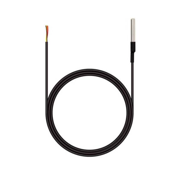 Su Geçirmez IP67 DS18B20 Dijital Sıcaklık Sensörü Termal Problu 1 Metre - 1