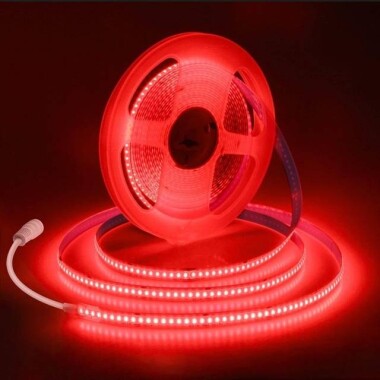 Su Geçirmez Kırmızı 2835 12V SMD LED Şerit 60 LED/Metre Esnek 5 Metrelik Makara - 1