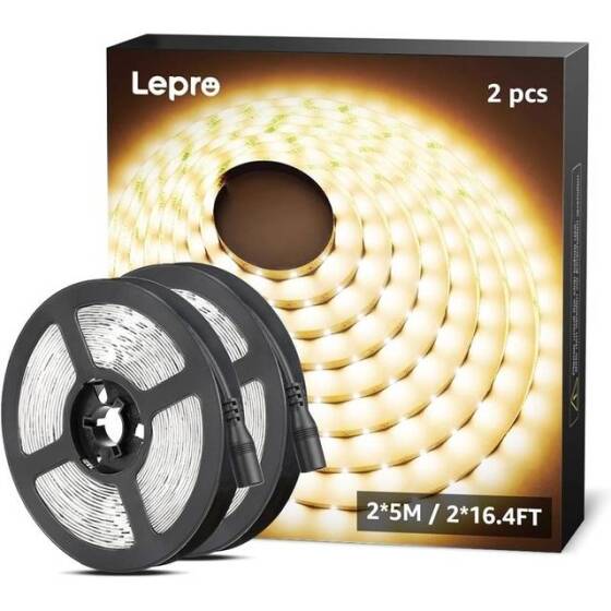 Su Geçirmez Saf Beyaz 3014 12V SMD LED Şerit 90 LED/Metre Esnek 5 Metrelik Makara - 1