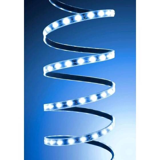 Su Geçirmez Soğuk Beyaz 5730 12V SMD LED Şerit 60 LED/Metre Esnek 5 Metrelik Makara - 4