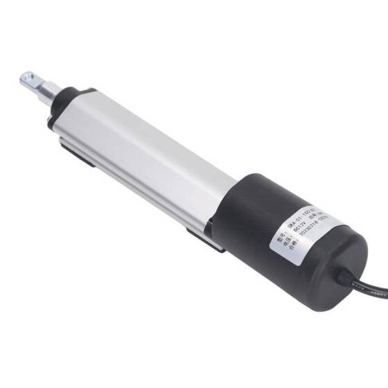 Su geçirmez Strok Uzunluğu 100 mm 12 mm/S 700N DC 12V Lineer Aktüatör Yüksek İtme Teleskopik Çubuk - 2