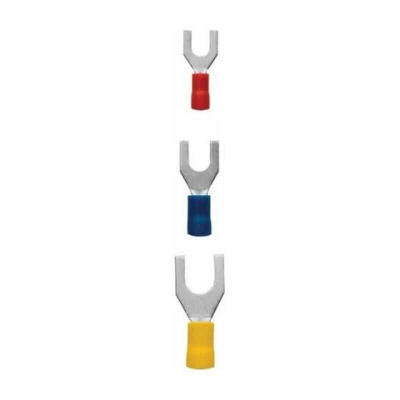 SV 1.25-6 0.50-1.50 mm Kırmızı Çatal Tip İzoleli Kablo Ucu 10 Adet - 1
