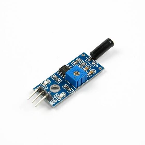 SW1801P 3 Pin Normalde Açık Titreşim Sensörü Modülü - 1