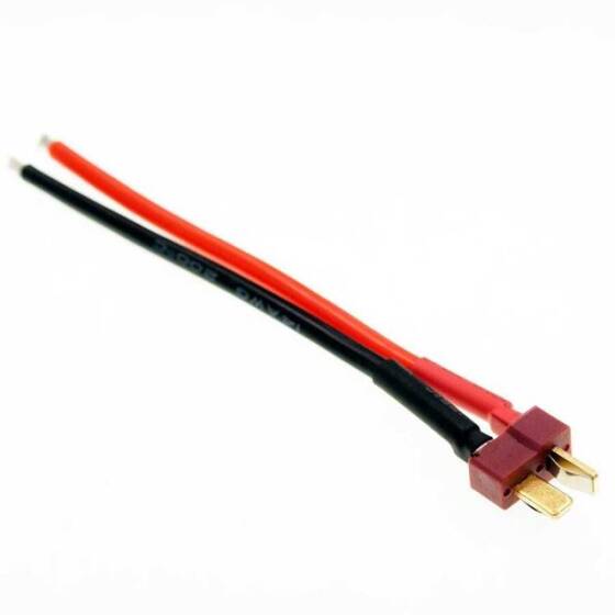 T-Plug Erkek Lipo Pil Şarj Kablosu 10 cm - 1