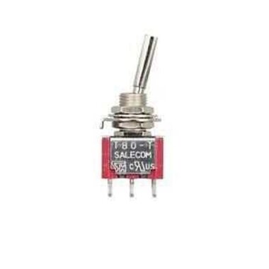 T80-T ON-ON 3 Pin Yaylı Toggle Switch - 2