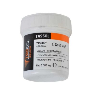 Tassol Krem Lehim 500gr (Sn62Ag2Pb36) - TASSOL