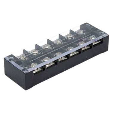 TB-4506 6P Çift Sıra Terminal Blok - 600V 45A - Görsu Elektronik