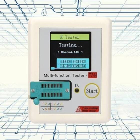 TC-T7-H TFT Transistör Test Cihazı Diyot Triyot Kapasite Grafik Ekran Çok Fonksiyonlu Otomatik Kalibrasyon Dedektörü - 2