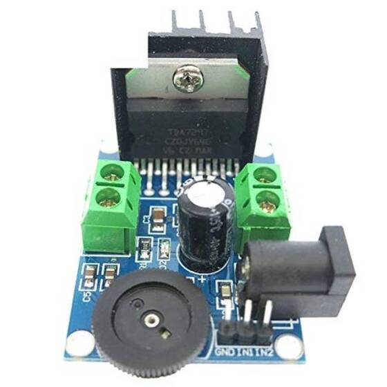 TDA7297 TDA7297 2x15W Çift Kanal Amfi Devresi - TDA7297 Ses Amplifikatörü Modülü Çift Kanal 10-50W - 4
