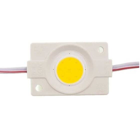 Tekli Su Gerçimez Cob Led Modülü - Beyaz 12V 2.4W - 1