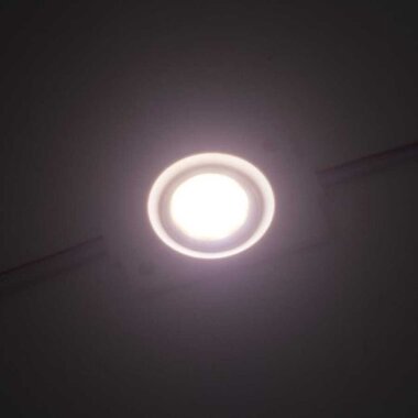 Tekli Su Gerçimez Cob Led Modülü - Beyaz 12V 2.4W - 2