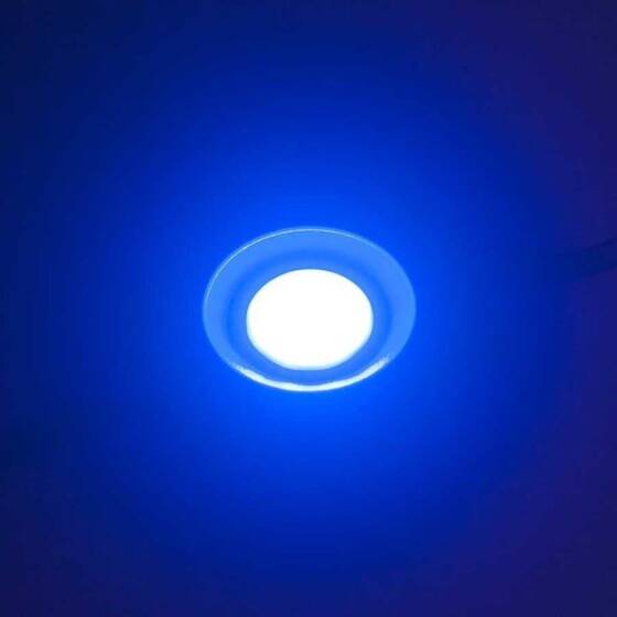 Tekli Su Gerçimez Cob Led Modülü - Mavi 12V 2.4W - 2