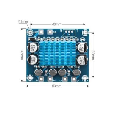 TPA3110 2x15W Streo Çift Kanal Amfi Devresi XH-A232 - 3