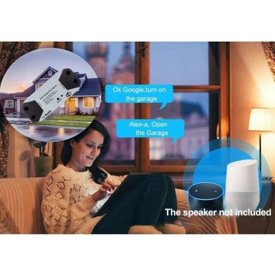 Tuya WiFi Anahtarı Garaj Kapısı Kontrol Cihazı 100-240V EU Fişli - 3