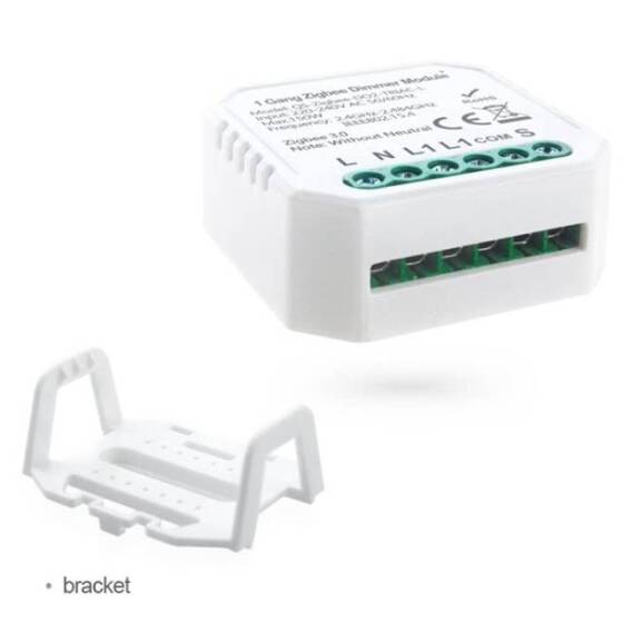 Tuya Zigbee 3.0 Dimmer Modülü 2 Kanal QS-Zigbee-S04-2C-L Tek Ateşli Orjinal Paketleme - 4