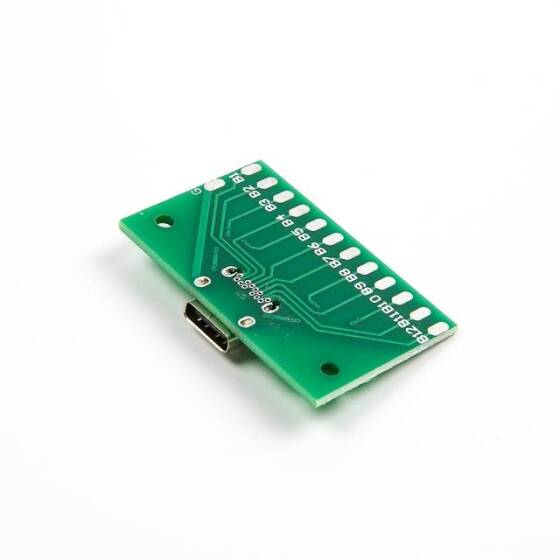 Type-C Dip Dönüştürücü - USB C Breakout Modülü - 10
