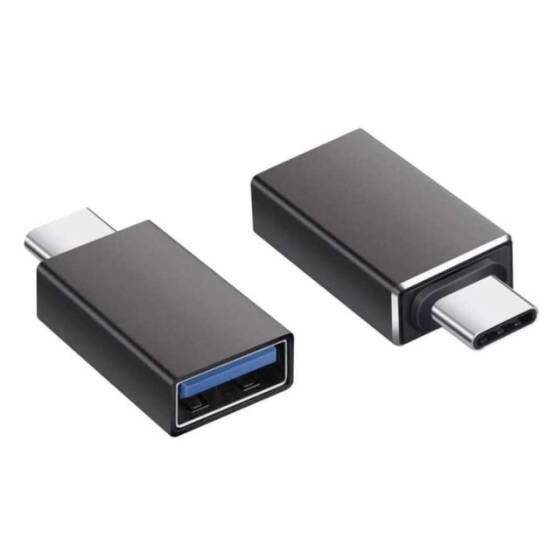 Type-C Otg Dönüştürücü- USB Çevirici - Siyah - 1