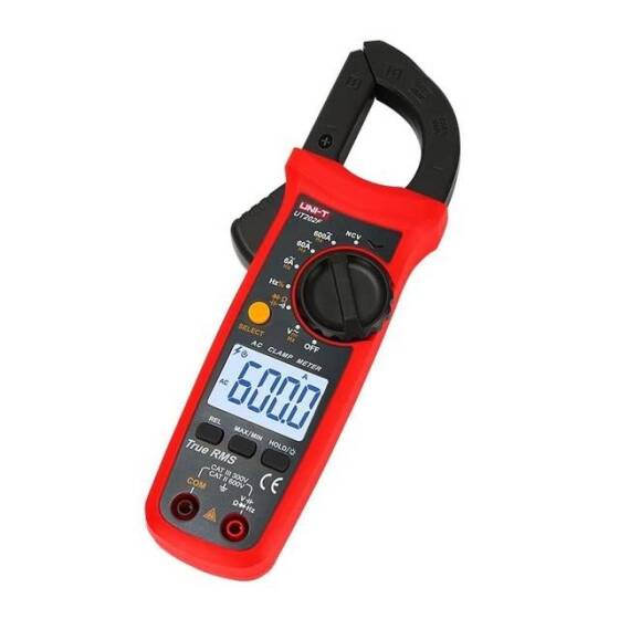 UNI-T UT203 LCD Dijital Kelepçe Multimetre Ohm Dmm DC AC Akım Voltmetre Pilsiz - 1