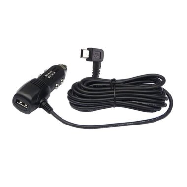 USB 5V 2A Araç Çakmak Soketi 90C Mini USB Çıkışlı - 3.5m Kablolu - Görsu Elektronik