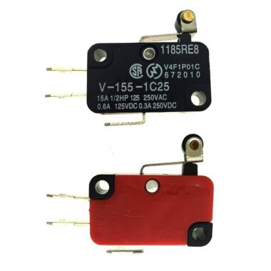 V-155-1C25 Micro Switch 3 Pin - Omron