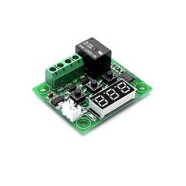 W1209 12v Röle Çıkışlı Dijital Termostat - Sıcaklık Kontrol Kartı 50cm (Kırmızı) - 2