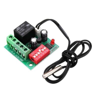 W1701 Röle Çıkışlı Dijital Termostat Sıcaklık Kontrol Kartı - 1