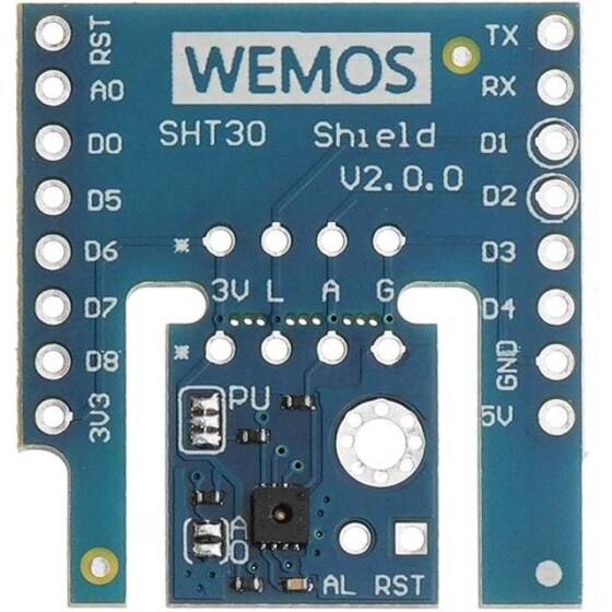 WEMOS SHT30 I2C Dijital Sıcaklık Ve Nem Sensör Modülü - 3
