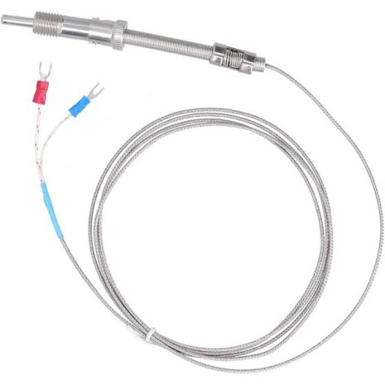 WRNT-01 K-tip 0-600C M12 Termokupl - 1 Metre - 1
