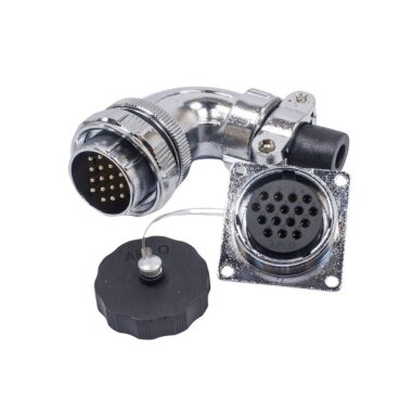 WS28 16 Pin 28mm Su Geçirmez Dirsek Konnektör Takımı - Görsu Elektronik