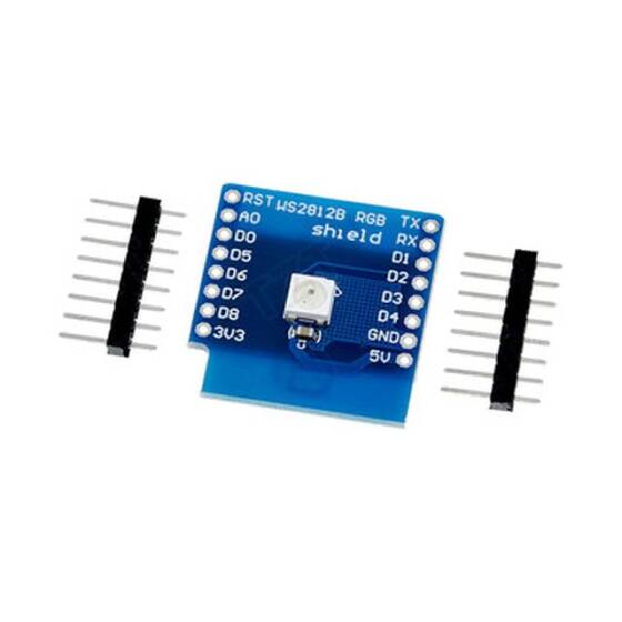 WS2812 Rgb Display Modülü - Wemos D1 Mini Esp8266 NodeMcu - 1
