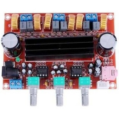 XH-M139 2.1 Kanal Dijital Güç Amplifikatörü Kartı 12V-24V Geniş Gerilim TPA3116D2 2x50W 100W Sensör - 5