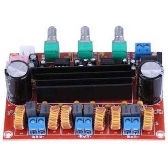 XH-M139 2.1 Kanal Dijital Güç Amplifikatörü Kartı 12V-24V Geniş Gerilim TPA3116D2 2x50W 100W Sensör - 8