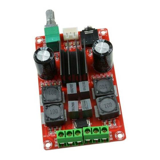 XH-M189 2x50W High-End Dijital Amplifikatör Kartı DC 24V TPA3116D2 Çift Kanallı Stereo - 1