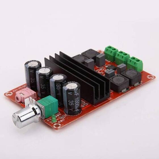 XH-M190 Tüp Dijital Ses Kartı TDA3116D2 Güç Ses Amp 2.0 Sınıf D-Stereo HIFI Amplifikatör DC 12-24V 2x100W - 9