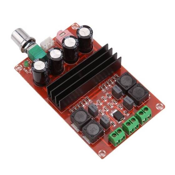 XH-M190 Tüp Dijital Ses Kartı TDA3116D2 Güç Ses Amp 2.0 Sınıf D-Stereo HIFI Amplifikatör DC 12-24V 2x100W - 2