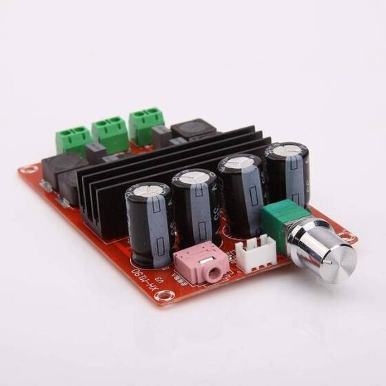 XH-M190 Tüp Dijital Ses Kartı TDA3116D2 Güç Ses Amp 2.0 Sınıf D-Stereo HIFI Amplifikatör DC 12-24V 2x100W - 8