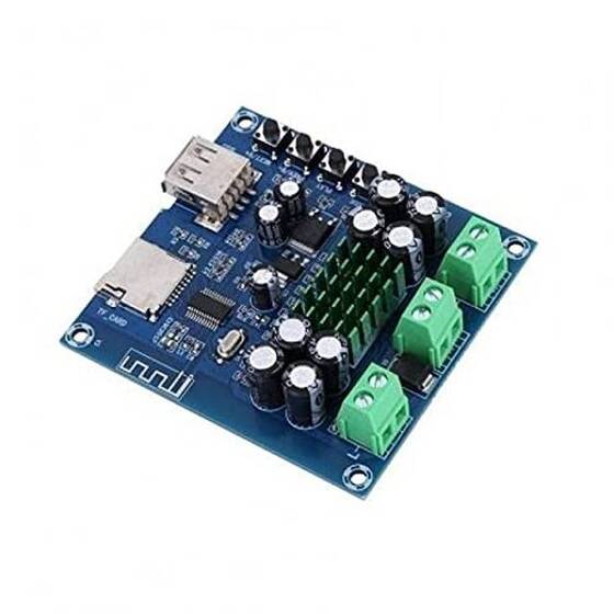 XH-M422 TPA3116D2 Bluetooth Amplifikatörler Kurulu Entegre Bluetooth U-Disc TF Oynatıcı Amp Panoları Çift Kanal 50 W x 2 DC 12V-24V - 1