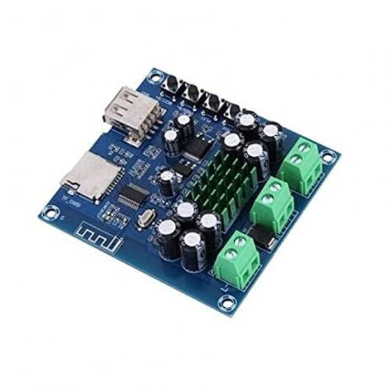 XH-M422 TPA3116D2 Bluetooth Amplifikatörler Kurulu Entegre Bluetooth U-Disc TF Oynatıcı Amp Panoları Çift Kanal 50 W x 2 DC 12V-24V - 2