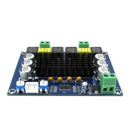 XH-M543 Yüksek Güçlü Dijital Güç Amplifikatörü Kartı TPA3116D2 Çift Kanallı 2x120 W Kablolu - 3