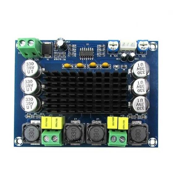 XH-M543 Yüksek Güçlü Dijital Güç Amplifikatörü Kartı TPA3116D2 Çift Kanallı 2x120 W Kablolu - 9