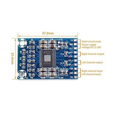 XH-M562 TPA3116D2 50W+50W Çift Kanallı Mini Dijital Amplifikatör D-Sınıfı Amplifikatör - 1