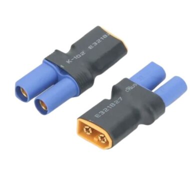 XT60 Erkek - EC3 Dişi Dönüştürücü Konnektör - Görsu Elektronik