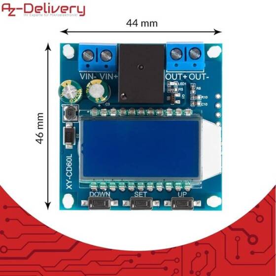 XY-CD60L Güneş Pil Şarj Cihazı Kontrol Modülü DC6-60V Şarj DeŞarj Kontrolü Alçak Gerilim Akım Koruma Kartı - 5