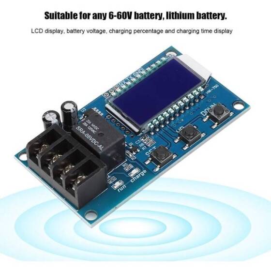 XY-L10A 10A Kurşun-Asit Solar Depolama Pil Şarj Kontrol Modülü 6-60V - 3