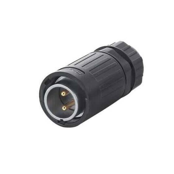 YA-20-C02PE-01-001 2 Pin Su Geçirmez Konnektör - Erkek - 1